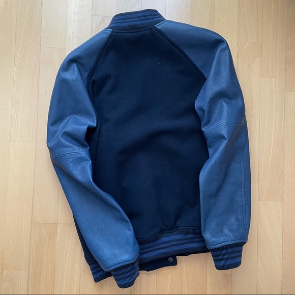 Gap Leather Wool Varsity Jacket - Picture 14 of 14